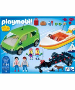 Carro Familiar com Lancha (76 pcs) - Family Fun - Playmobil