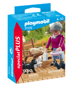 Figura Avó com Gatos (9 pcs) - Playmobil