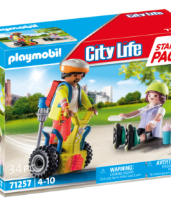 Starter Pack Resgate com Balance Racer (34 pcs) - City Life - Playmobil