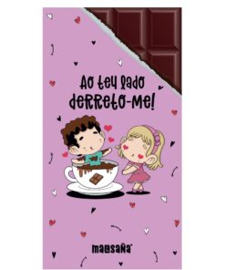 Tablete de Chocolate "Ao Teu Lado Derreto-me" - Malasaña