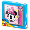 Conjunto Diário c/ Cadeado e Caneta "Floral" - Minnie