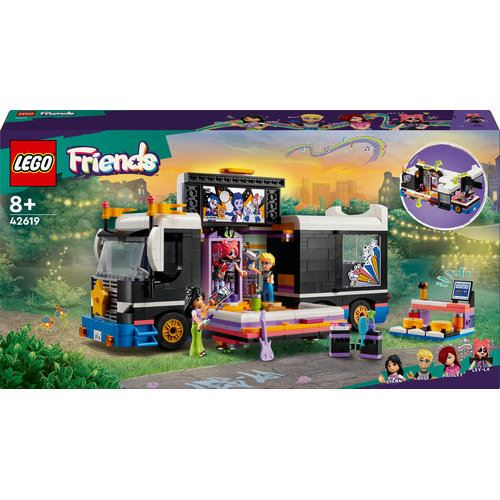 Autocarro de Tour de Estrela Pop (845 pcs) - Friends - Lego