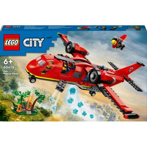 Avião de Resgate dos Bombeiros (478 pcs) - City - Lego