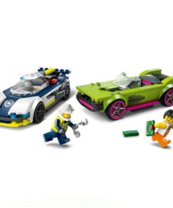 Perseguição de Carro da Polícia a Muscle Car (213 pcs) - City - Lego