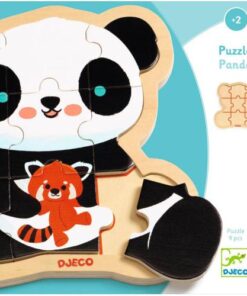 Puzzle Madeira (9 pcs) - Puzzlo Panda - Djeco