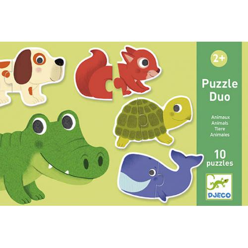 Puzzle Duo Animais - Djeco