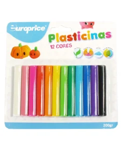 Blister 12 Plasticinas Coloridas - Europrice
