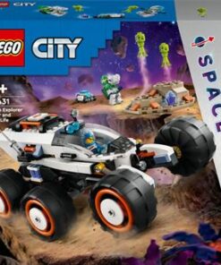 Carro de Exploração Espacial e Vida Extraterrestre (311 pcs) - Space - City - Lego