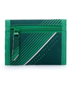 Carteira com Velcro Verde e Riscas - SCP