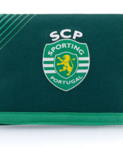 Carteira com Velcro Verde e Riscas - SCP