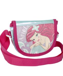 Bolsa Tiracolo Oval Brilhante Ariel - Princesas Disney