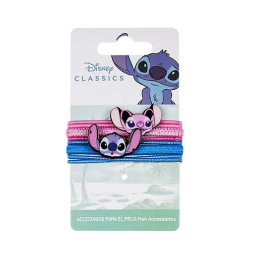 Conjunto de Elásticos para Cabelo Stitch e Angel - Lilo & Stitch