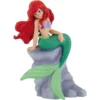 Miniatura Ariel Sentada em Pedra - Disney