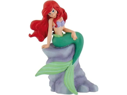 Miniatura Ariel Sentada em Pedra - Disney