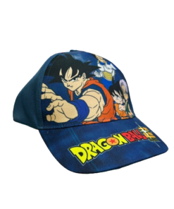 Boné Azul Goku, Vegeta, Gohan e Trunks (54cm) - Dragon Ball