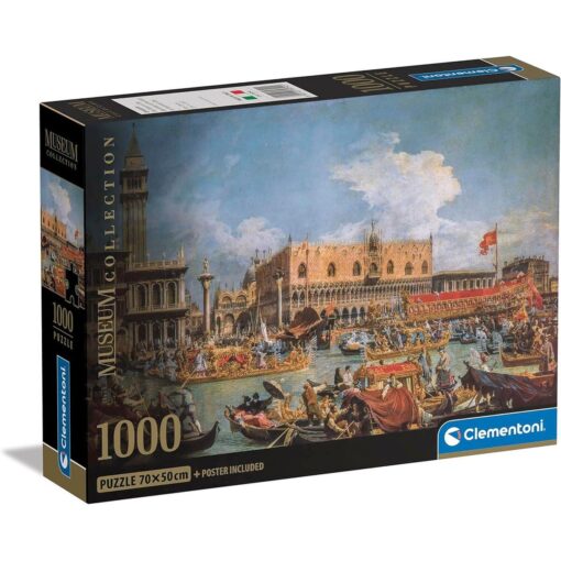 Puzzle Canaletto + Poster (1000 pcs) - Clementoni