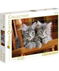 Puzzle Gatos (500 pcs) - Clementoni