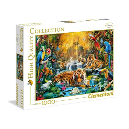 Puzzle Tigres Míticos (1000 pcs) - Clementoni