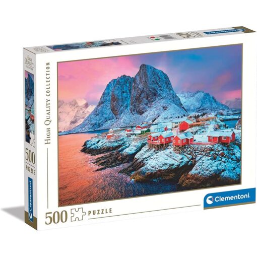 Puzzle Vila Hamnoy (500 pcs) - Clementoni