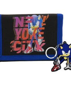 Conjunto de Carteira e Porta Chaves - Sonic