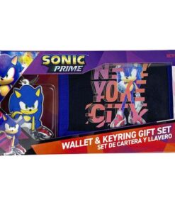 Conjunto de Carteira e Porta Chaves - Sonic