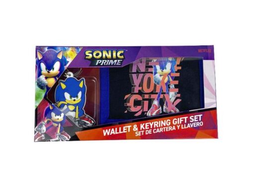 Conjunto de Carteira e Porta Chaves - Sonic