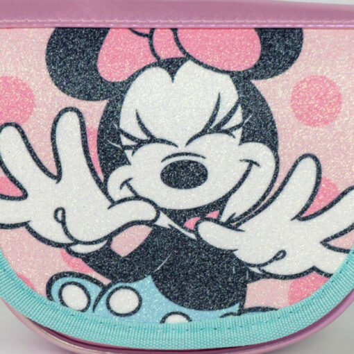 Bolsa Tiracolo Oval Brilhante - Minnie, 8445484348453