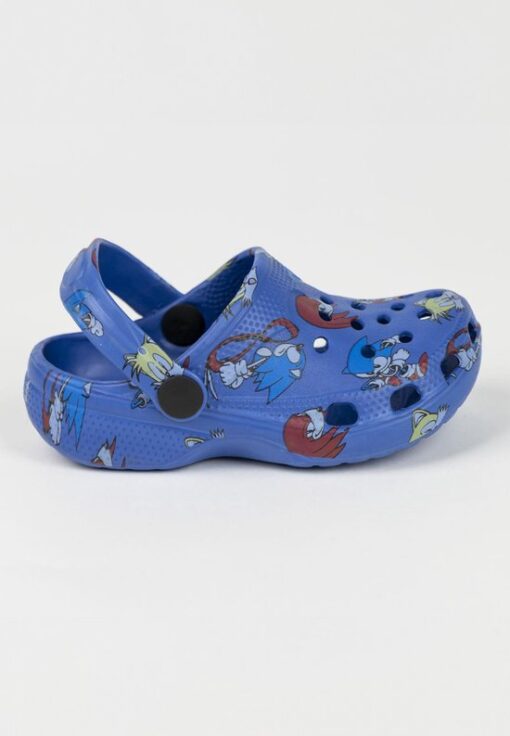 Chinelos Croc's Azuis Escuros com Personagens (26-27) - Sonic