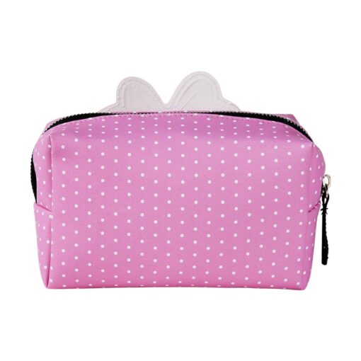 Estojo Necessaire - Minnie C/ Laço Rosa e Pontinhos Brancos - Minnie Mouse, 8445484161908