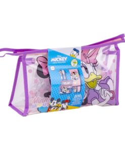 Necessaire Transparente Minnie e Margarida com 4 Acessórios - Minnie, 8445484249347