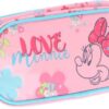 Estojo Rectangular Rosa "Love Minnie" - Minnie, 4043946313328
