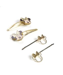 Clips de Cabelo Minnie Dourados - Minnie, 8445484165678