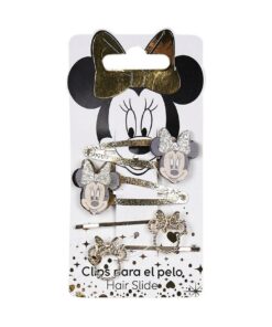 Clips de Cabelo Minnie Dourados - Minnie, 8445484165678