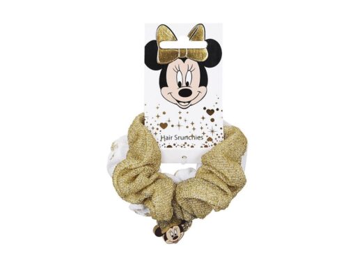 Elásticos Grandes de Cabelo Minnie Dourados - Minnie, 8445484165692
