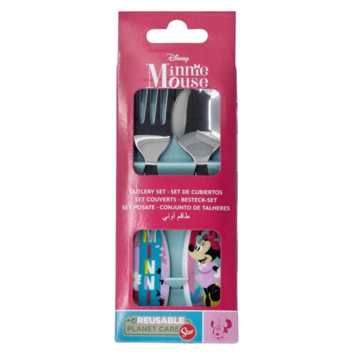 Conjunto de Talheres Metálicos "Being More" - Minnie, 8412497744183