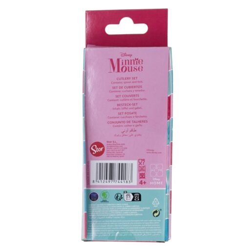 Conjunto de Talheres Metálicos "Being More" - Minnie, 8412497744183