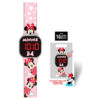 Relógio Digital Led Watch Rosa Minnie C/ Vestido - Minnie Mouse, 8435507875363