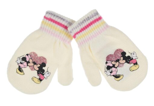 Luvas de Bebé Brancas Minnie e Mickey com Coração (TU) - Minnie, 3609086485144