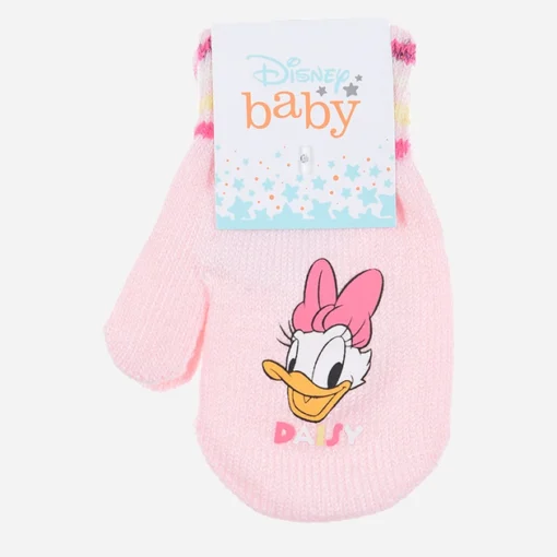 Luvas de Bebé Rosa Claro com Cara (TU) - Minnie, 3609086485137