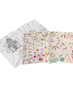 Livro Para Colorir A4 + Stickers 