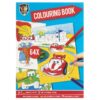 Livro Para Colorir A4 24 Folhas (Azul) - Colouring, 8715427082325