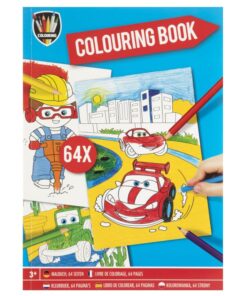 Livro Para Colorir A4 24 Folhas (Azul) - Colouring, 8715427082325
