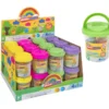Pote de Plasticina 4 Cores c/ Molde (Modelo Sortido) - Globo, 8014966416005