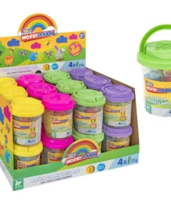 Pote de Plasticina 4 Cores c/ Molde (Modelo Sortido) - Globo, 8014966416005