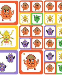Jogo de Cartas de Memória e Tática - Monstrio - Djeco, 3070900050860