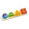 Jogo de Encaixe de Formas e Cores (1234 Basic) - Djeco, 3070900062030
