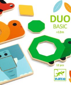 Jogo de Encaixar Formas e Cores - Duo Basic - Djeco, 3070900062160