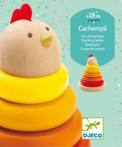 Galinha de Empilhar c/ Ovo - Cachempil - Djeco, 3070900063037