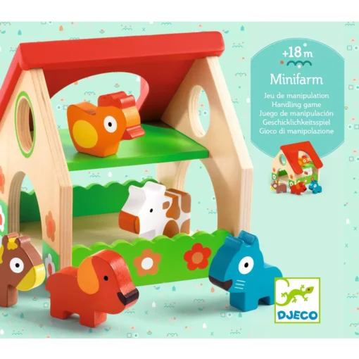 Casa da Quinta c/ Animais - Minifarm - Djeco, 3070900063884