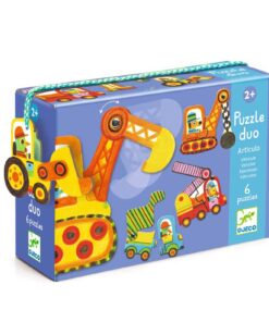 Puzzle Duo Veículos Articulados - Djeco, 3070900081703